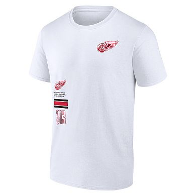 Men's Fanatics Branded White Detroit Red Wings Represent T-Shirt
