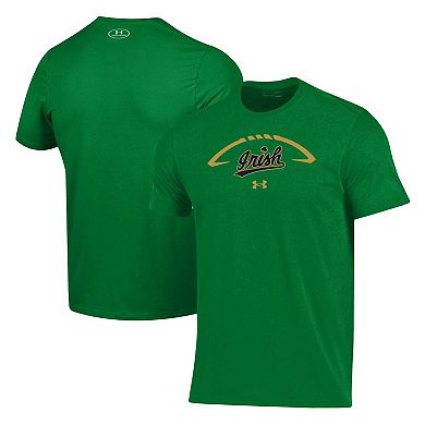 Men's Kelly Green Notre Dame Fighting Irish Football Icon T-Shirt