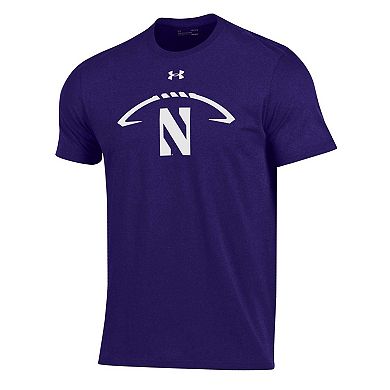 Men's Purple Northwestern Wildcats Football Icon T-Shirt