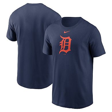 Men's Nike Navy Detroit Tigers Fuse Logo T-Shirt