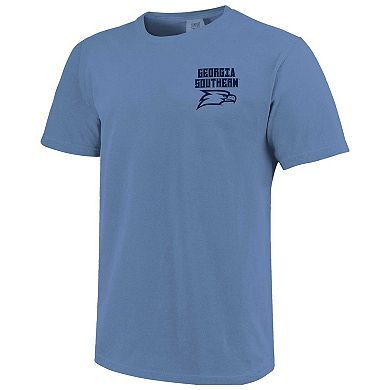 Men's Blue Georgia Southern Eagles Hyperlocal Comfort Colors T-Shirt