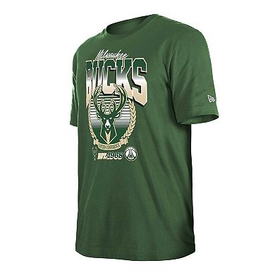 Unisex New Era Hunter Green Milwaukee Bucks Summer Classics T-Shirt