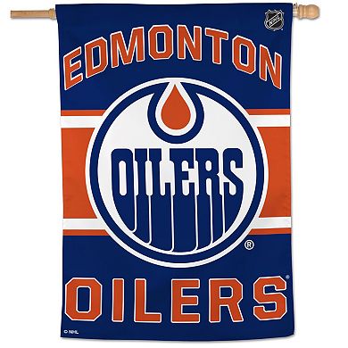 WinCraft Edmonton Oilers 28" x 40" Primary Logo Single-Sided Vertical Banner