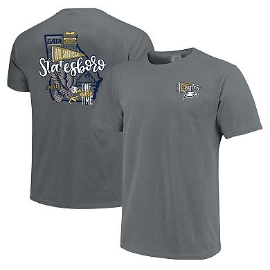 Men's Gray Georgia Southern Eagles Hyperlocal Comfort Colors T-Shirt
