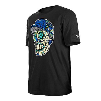 Unisex New Era Black Orlando Magic Sugar Skull T-Shirt