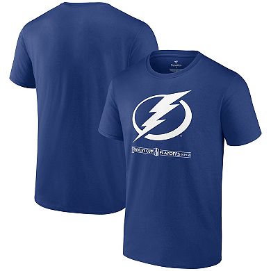 Men's Fanatics Branded  Blue Tampa Bay Lightning 2024 Stanley Cup Playoffs Breakout T-Shirt