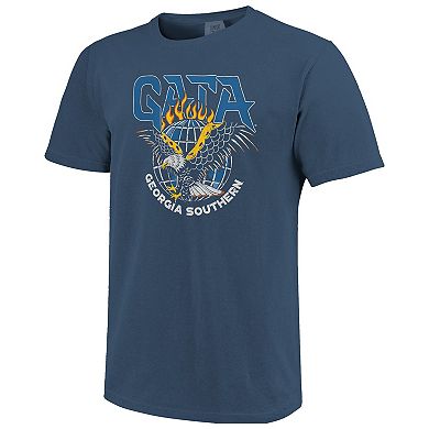 Men's Navy Georgia Southern Eagles Hyperlocal Comfort Colors T-Shirt