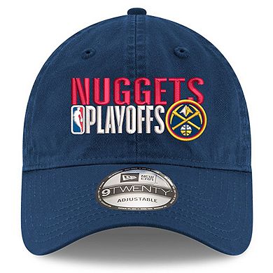 Men's New Era Navy Denver Nuggets 2024 NBA Playoffs 9TWENTY Adjustable Hat