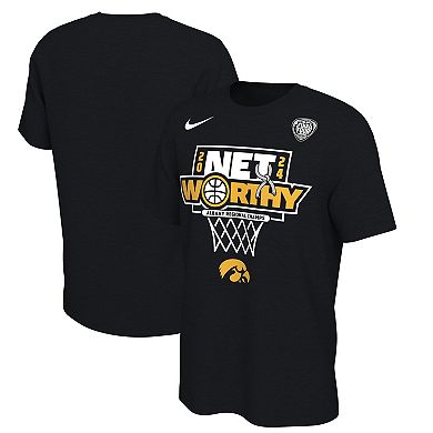 Unisex Nike  Black Iowa Hawkeyes 2024 NCAA Women's Basketball Tournament March Madness Final Four Locker Room T-Shirt