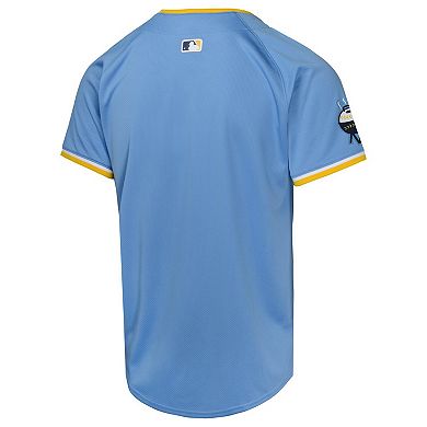 Youth Nike  Powder Blue Milwaukee Brewers City Connect Limited Jersey