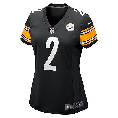 Women's Nike Justin Fields Black Pittsburgh Steelers Game Player Jersey