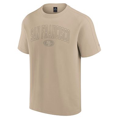 Unisex Fanatics Signature Khaki San Francisco 49ers Elements Heavyweight Tri-Blend T-Shirt