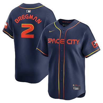 Men's Nike Alex Bregman Navy Houston Astros City Connect Limited Player Jersey