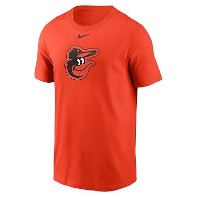 Men's Nike Orange Baltimore Orioles Fuse Logo T-Shirt