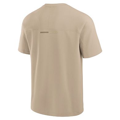 Unisex Fanatics Signature Khaki Cincinnati Bengals Elements Heavyweight Tri-Blend T-Shirt