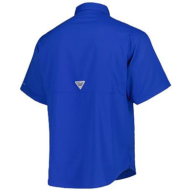 Men's Columbia Royal Kansas City Royals Tamiami Omni-Shade Button-Down Shirt