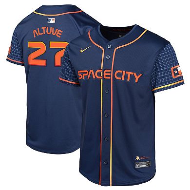 Youth Nike Jose Altuve Navy Houston Astros City Connect Limited Player Jersey