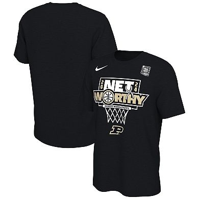 Unisex Nike  Black Purdue Boilermakers 2024 NCAA Men's Basketball Tournament March Madness Final Four Locker Room T-Shirt