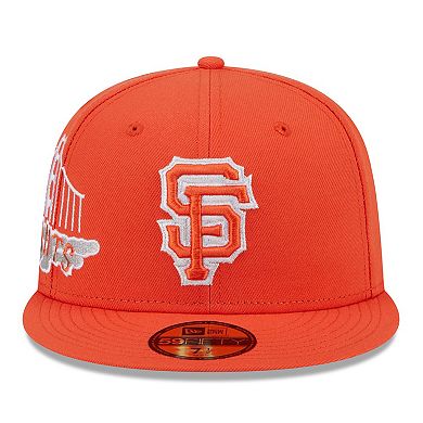 Men's New Era Orange San Francisco Giants City Connect Icon 59FIFTY Fitted Hat