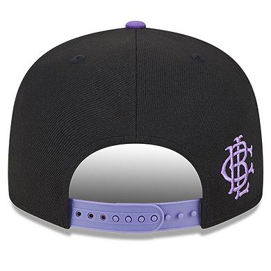 Men's New Era Black/Purple Los Angeles Dodgers Grape Big League Chew Flavor Pack 9FIFTY Snapback Hat