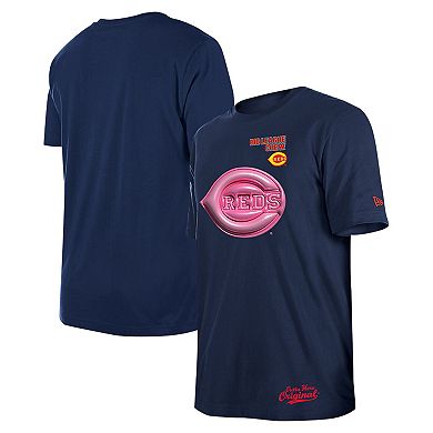 Men's New Era Navy Cincinnati Reds Big League Chew T-Shirt