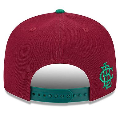 Men's New Era Cardinal/Green Chicago White Sox Strawberry Big League Chew Flavor Pack 9FIFTY Snapback Hat