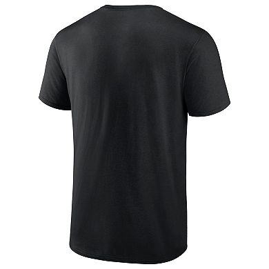Men's Fanatics Branded  Black Dallas Stars 2024 Stanley Cup Playoffs Breakout T-Shirt