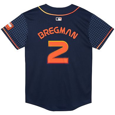 Preschool Nike Alex Bregman Navy Houston Astros City Connect Limited Player Jersey