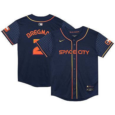 Preschool Nike Alex Bregman Navy Houston Astros City Connect Limited Player Jersey