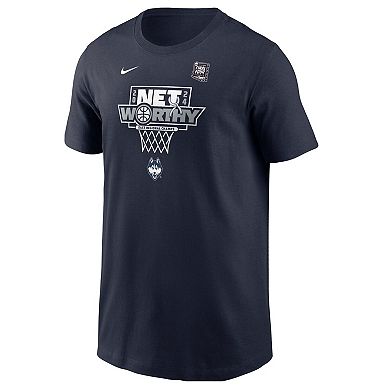 Youth Nike Navy UConn Huskies 2024 NCAA Men's Basketball Tournament March Madness Final Four Regional Champions Locker Room T-Shirt