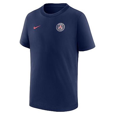 Youth Nike #10 Navy Paris Saint-Germain Number T-Shirt