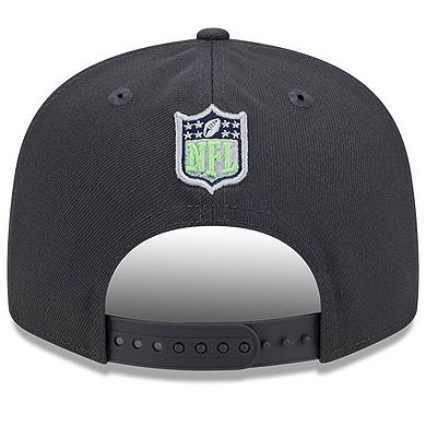 Men's New Era  Graphite Seattle Seahawks 2024 NFL Draft 9FIFTY Snapback Hat