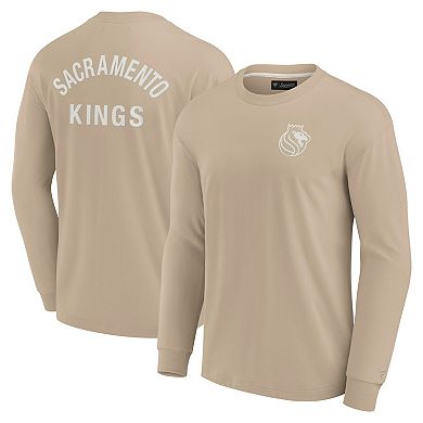 Unisex Fanatics Signature Khaki Sacramento Kings Elements Super Soft Long Sleeve T-Shirt