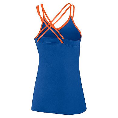 Women's Fanatics Branded Royal New York Mets Go For It Strappy V-Neck Tank Top