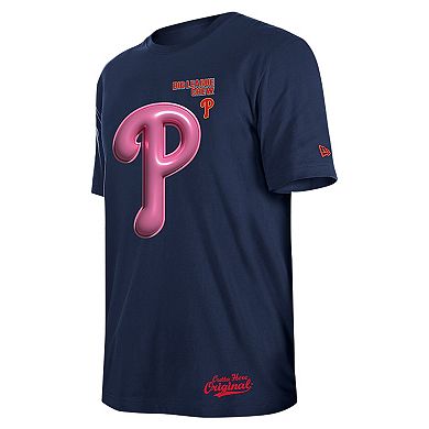 Men's New Era Navy Philadelphia Phillies Big League Chew T-Shirt