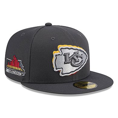 Men's New Era  Graphite Kansas City Chiefs Official 2024 NFL Draft On Stage 59FIFTY Fitted Hat