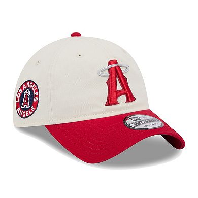 Men's New Era White Los Angeles Angels City Connect Alternate 9TWENTY Adjustable Hat