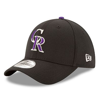 Men's New Era Black Colorado Rockies 2024 MLB World Tour Mexico City Series 39THIRTY Flex Hat