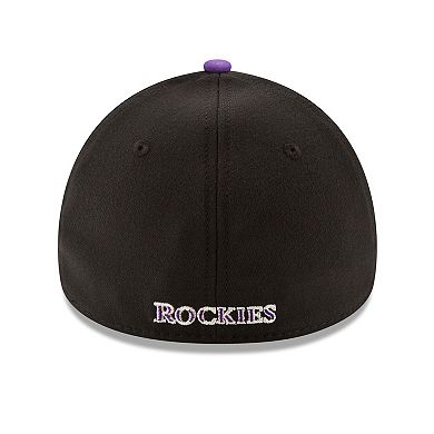 Men's New Era Black Colorado Rockies 2024 MLB World Tour Mexico City Series 39THIRTY Flex Hat