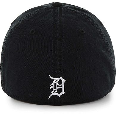 Men's '47 Black Detroit Tigers Crosstown Classic Franchise Fitted Hat