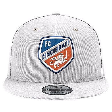 Men's New Era  White FC Cincinnati Jersey Hook 9FIFTY Snapback Hat