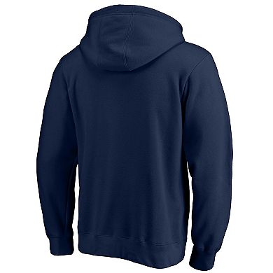 Men's Fanatics Navy Sporting Kansas City Logo Pullover Hoodie