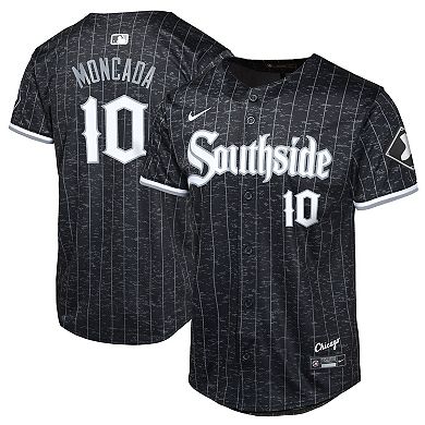 Youth Nike Yoan Moncada Black Chicago White Sox City Connect Limited Player Jersey