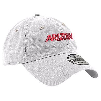 Men's New Era White Arizona Wildcats Team Script 9TWENTY Adjustable Hat