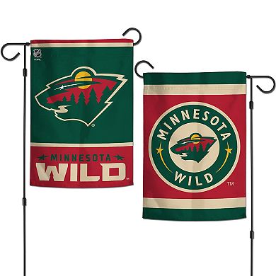 WinCraft Minnesota Wild 12'' x 18'' Double-Sided Garden Flag