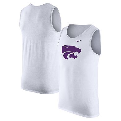 Men's Nike White Kansas State Wildcats Tank Top