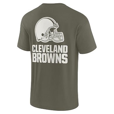 Unisex Fanatics Signature Olive Cleveland Browns Elements Super Soft Short Sleeve T-Shirt