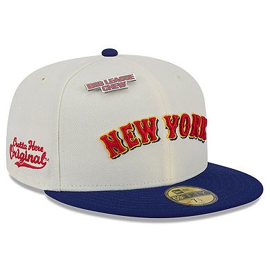 Men's New Era White New York Mets Big League Chew Original 59FIFTY Fitted Hat