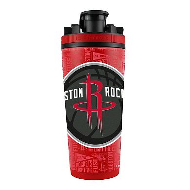 WinCraft Houston Rockets 26oz. 4D Stainless Steel Ice Shaker Bottle