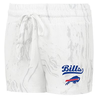 Women's Concepts Sport White Buffalo Bills Plus Size Quartz Tank Top & Shorts Set